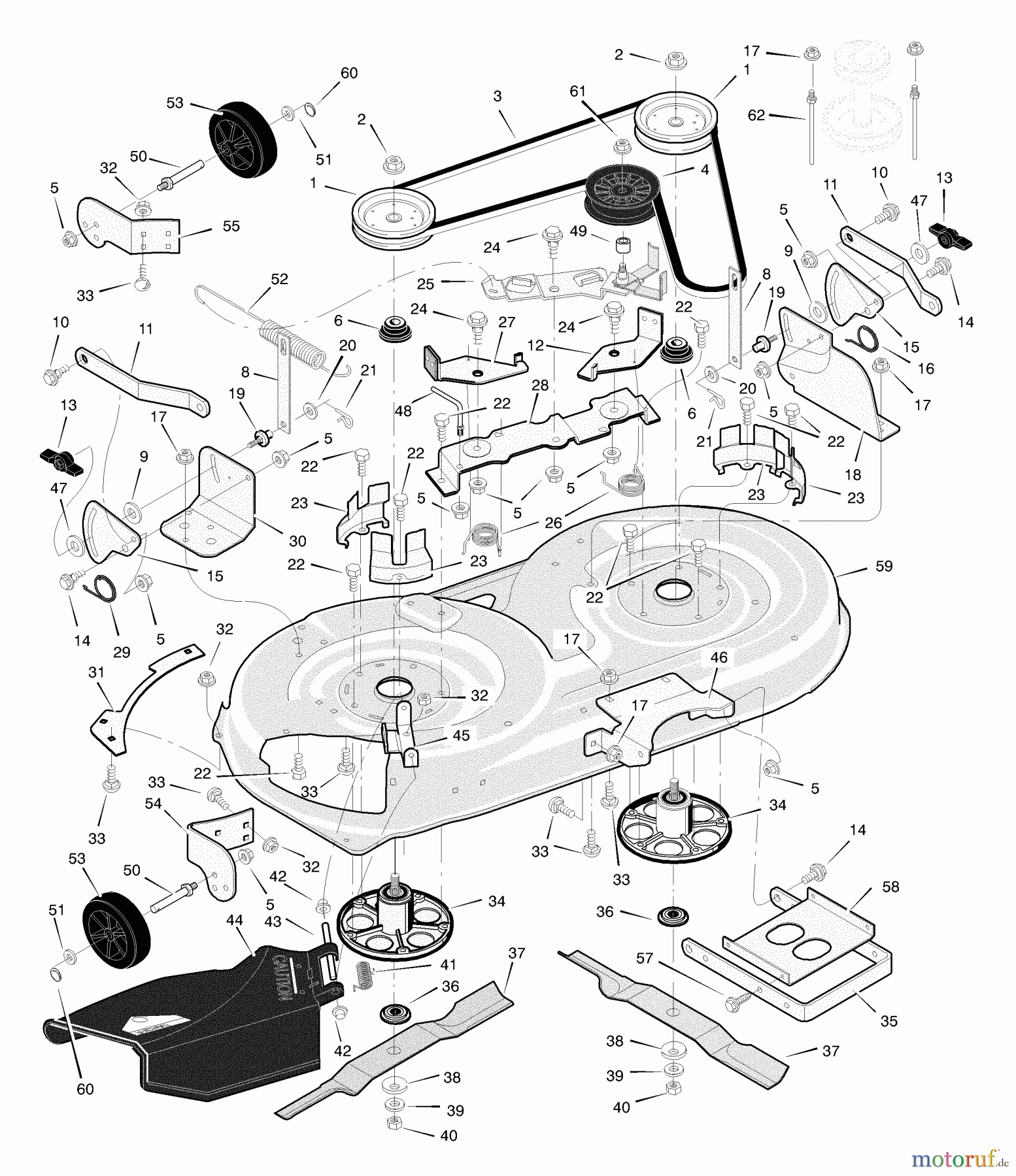  Murray Rasen- und Gartentraktoren 425000x8A - Scotts 42