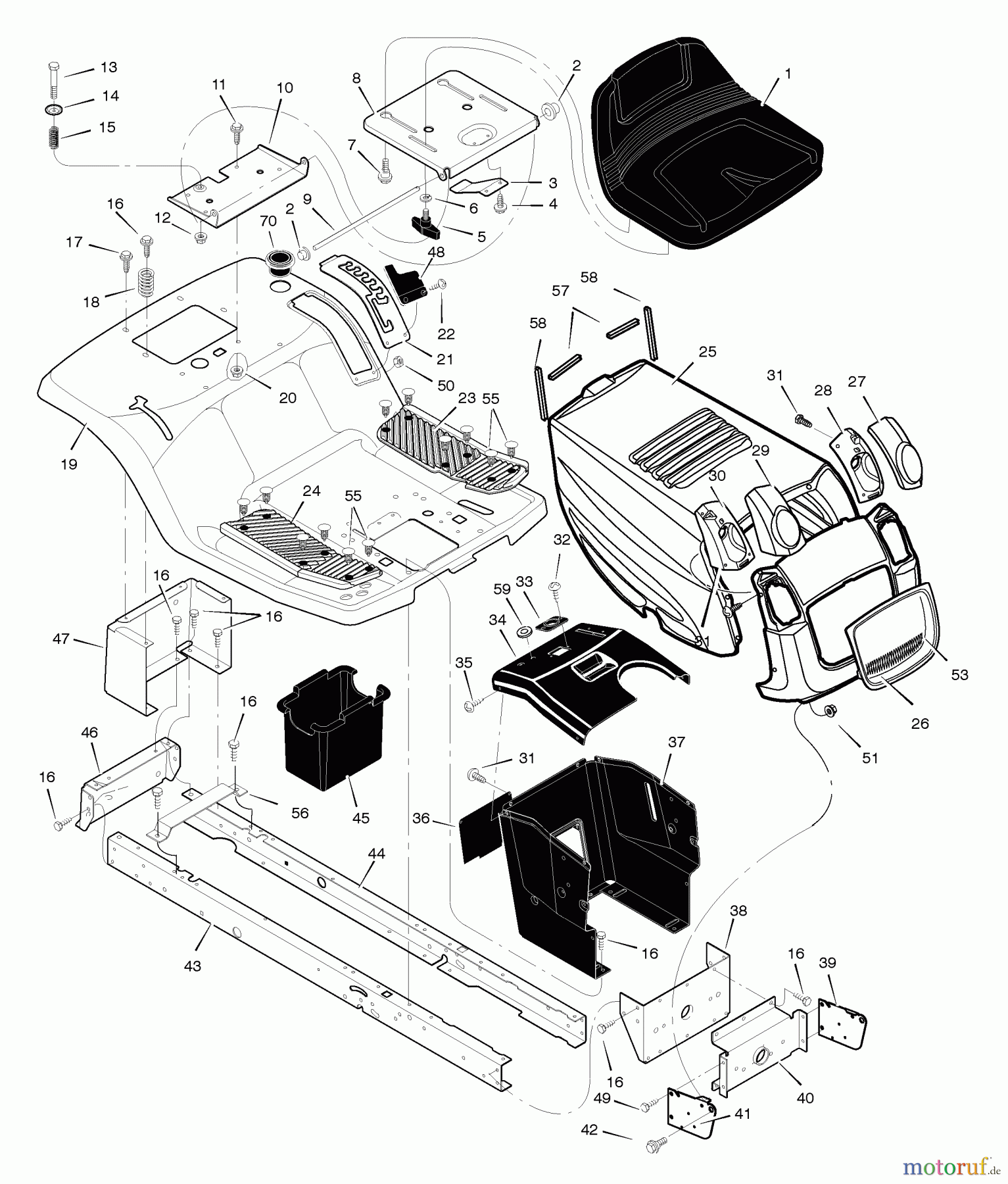 Murray Rasen- und Gartentraktoren 425001x8E - Scotts 42
