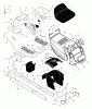 Murray 425001x99A - B&S/ 42" Lawn Tractor (2005) (AAFES) Ersatzteile Chassis & Hood