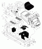 Murray 425002x99A - B&S/ 42" Lawn Tractor (2003) (AAFES) Ersatzteile Chassis & Hood