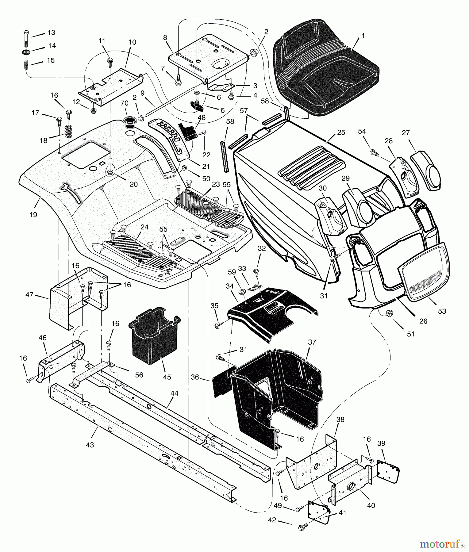 Murray Rasen- und Gartentraktoren 425004x99A - B&S/Murray 42
