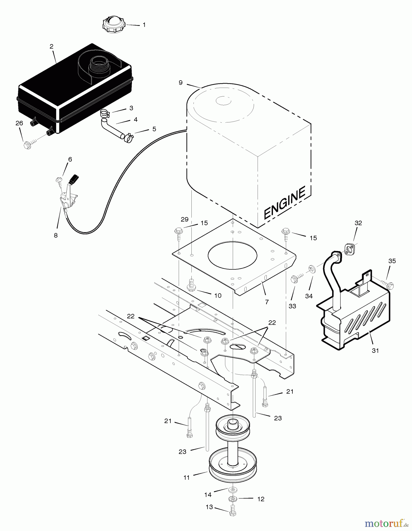 Murray Rasen- und Gartentraktoren 425007x92B - B&S/Murray 42