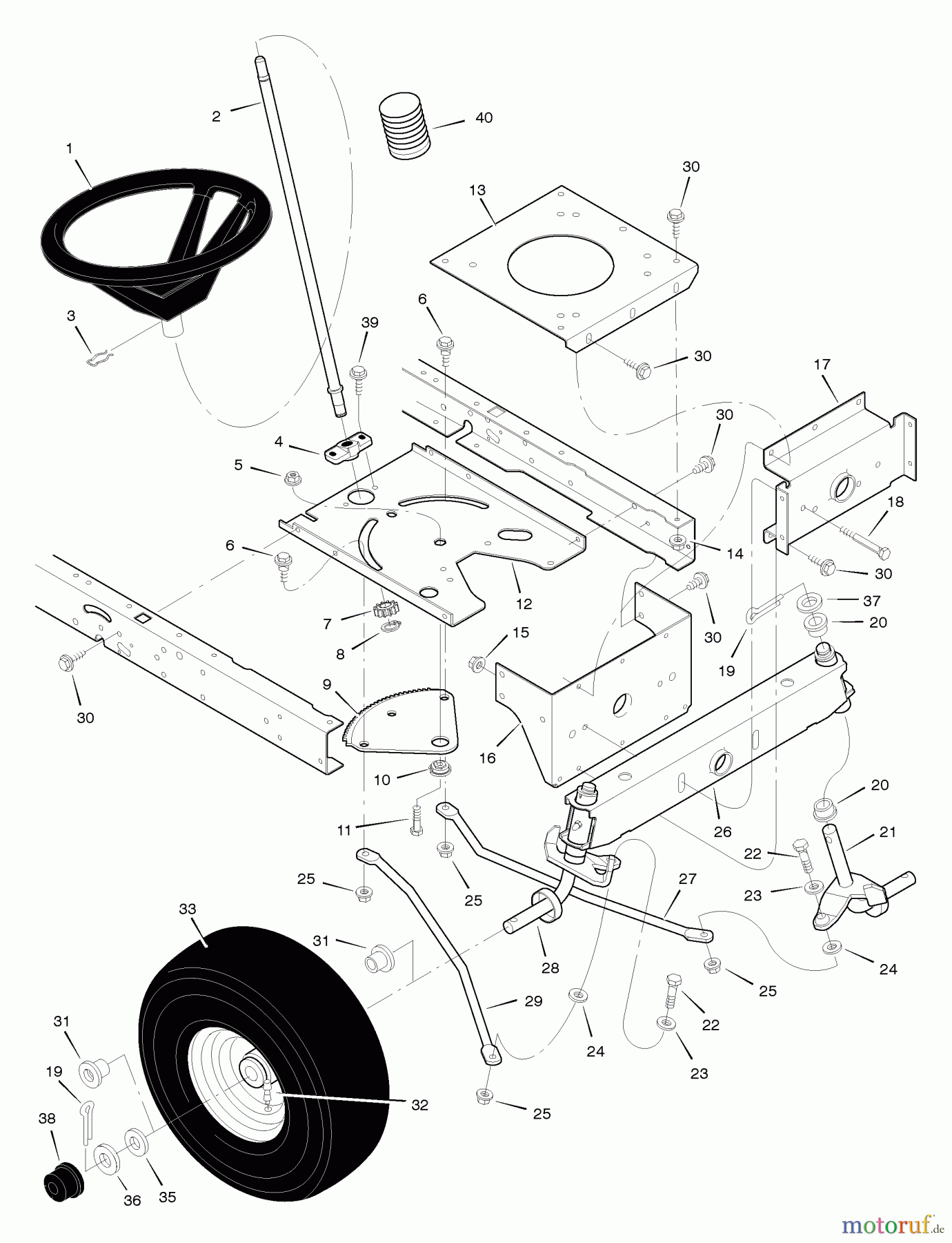Murray Rasen- und Gartentraktoren 425007x92B - B&S/Murray 42