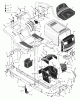 Murray 425008x31A - Scotts 42" Lawn Tractor (2002) (Home Depot) Ersatzteile Chassis & Hood