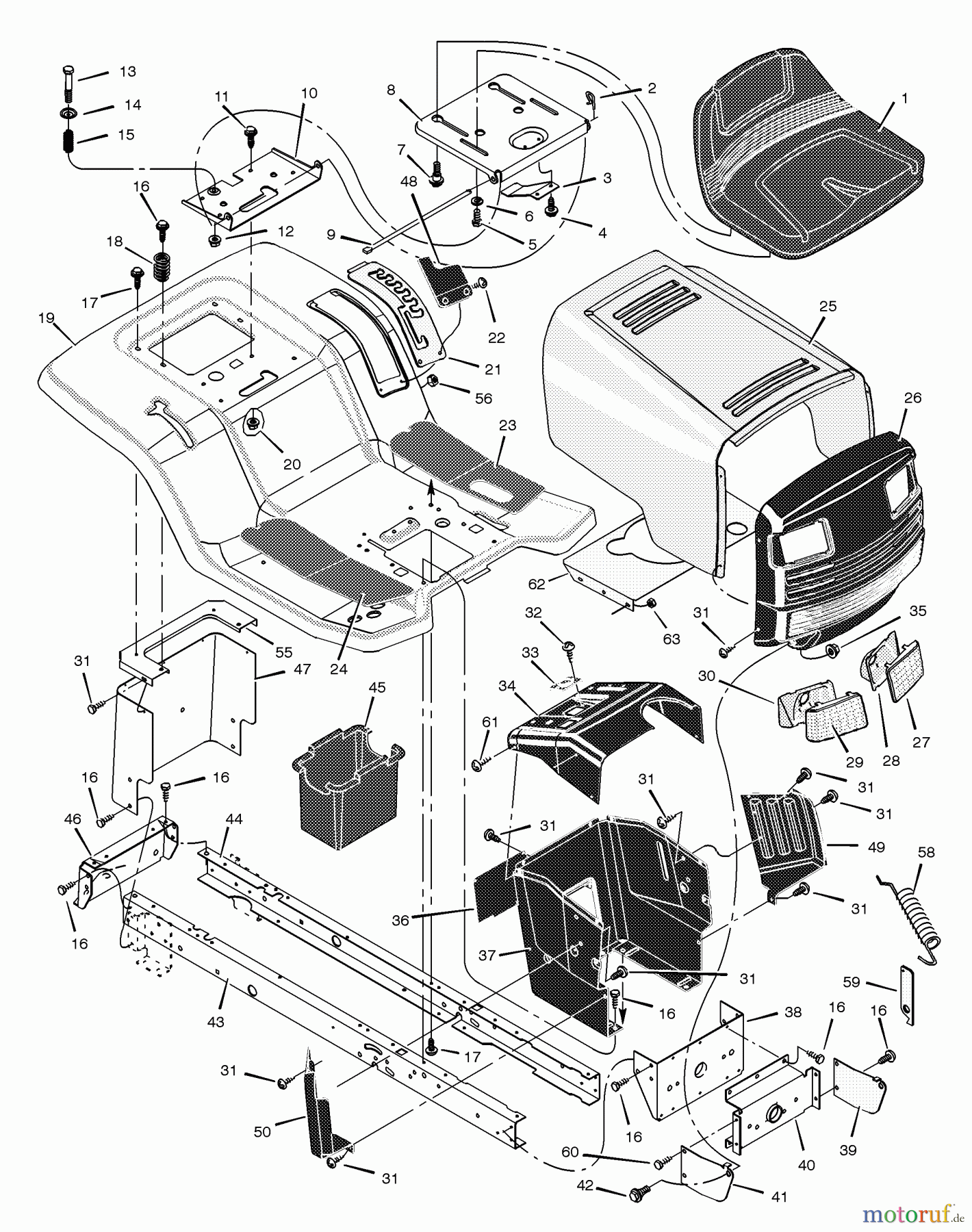 Murray Rasen- und Gartentraktoren 425008x8A - Scotts 42