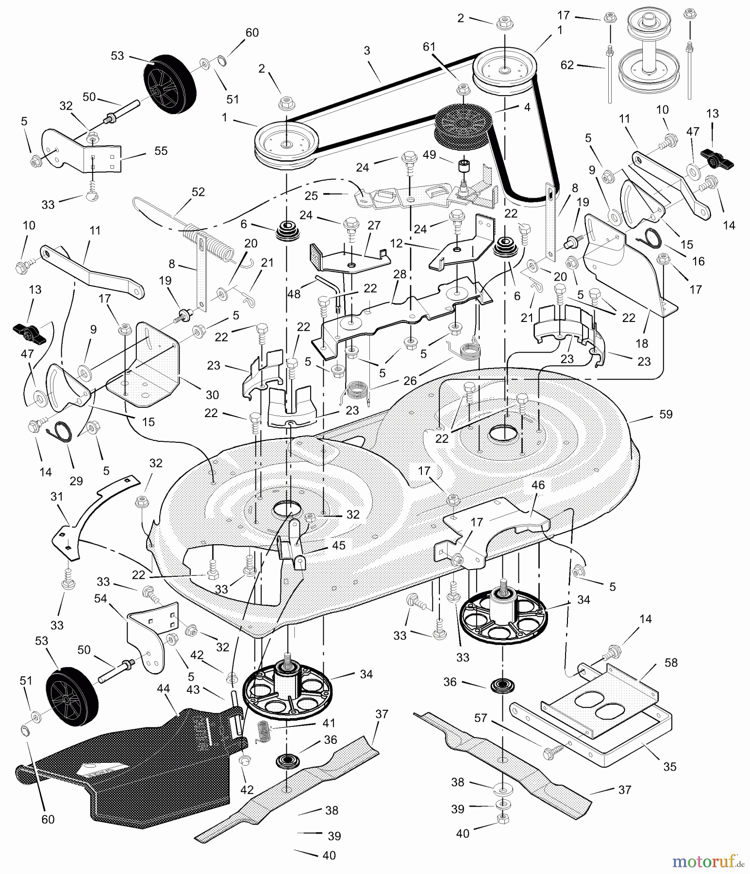 Murray Rasen- und Gartentraktoren 425009x31A - Scotts 42