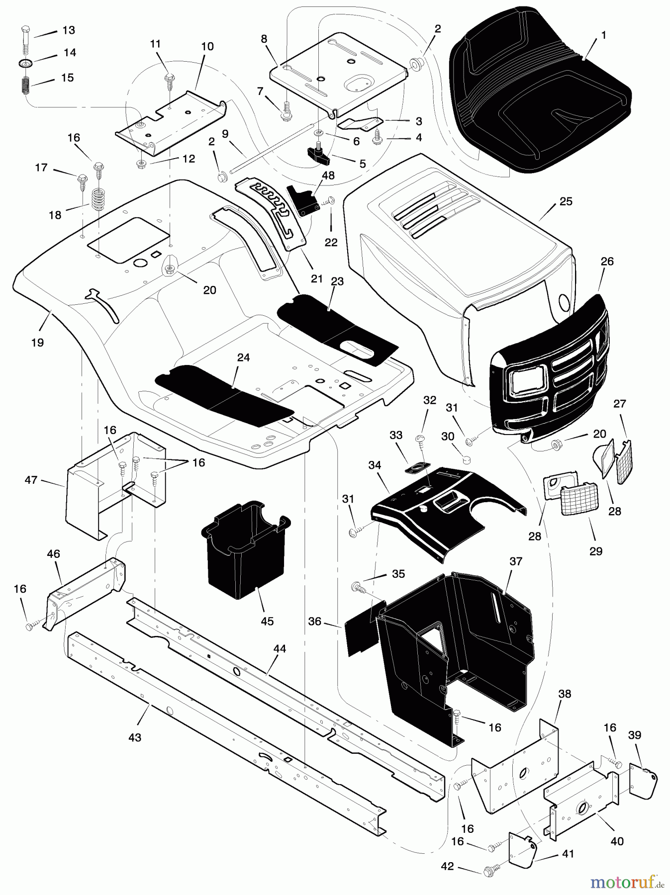 Murray Rasen- und Gartentraktoren 42500A - Murray 42