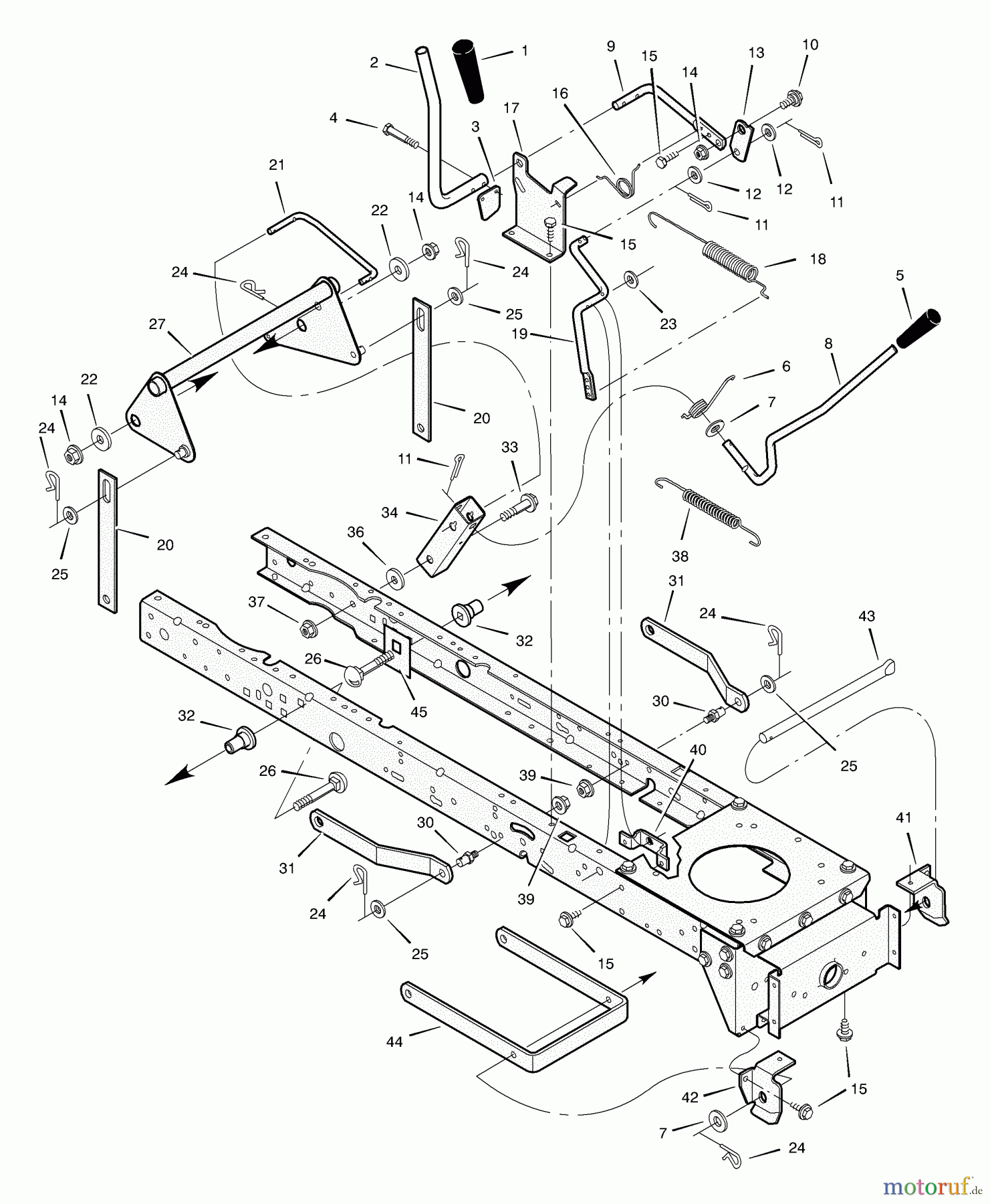  Murray Rasen- und Gartentraktoren 425013x92A - B&S/Murray 42