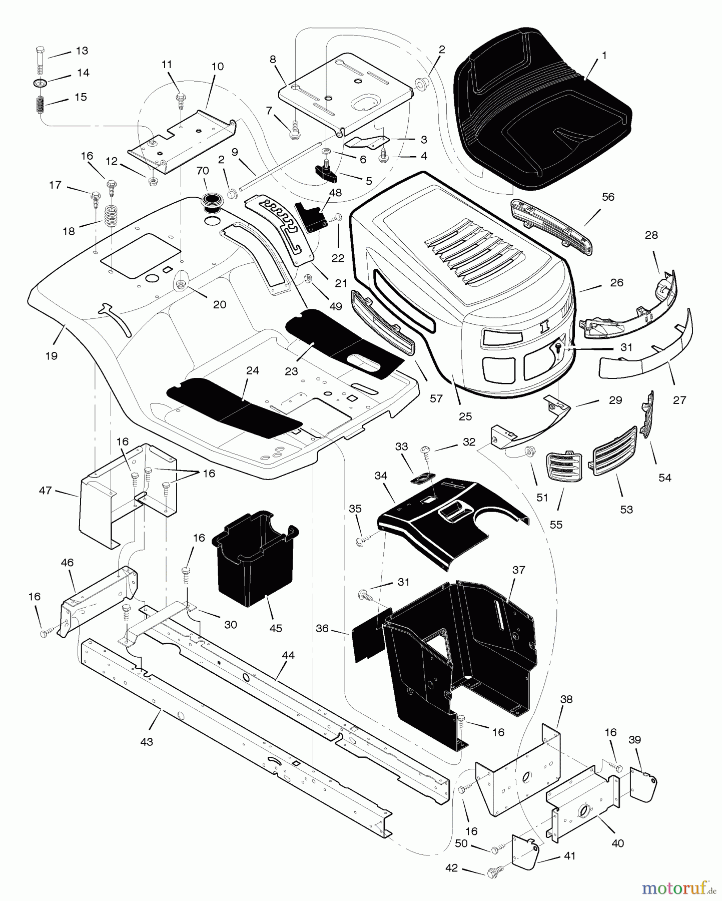 Murray Rasen- und Gartentraktoren 425014x92C - B&S/Murray 42