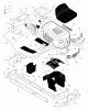 Murray 425014x92C - B&S/ 42" Lawn Tractor (2005) (Walmart) Ersatzteile Chassis & Hood