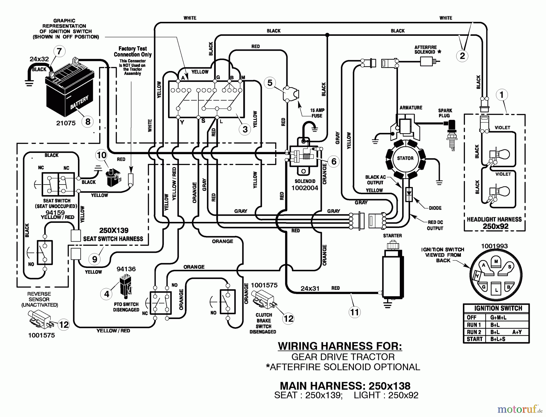 Murray Rasen- und Gartentraktoren 425014x92C - B&S/Murray 42