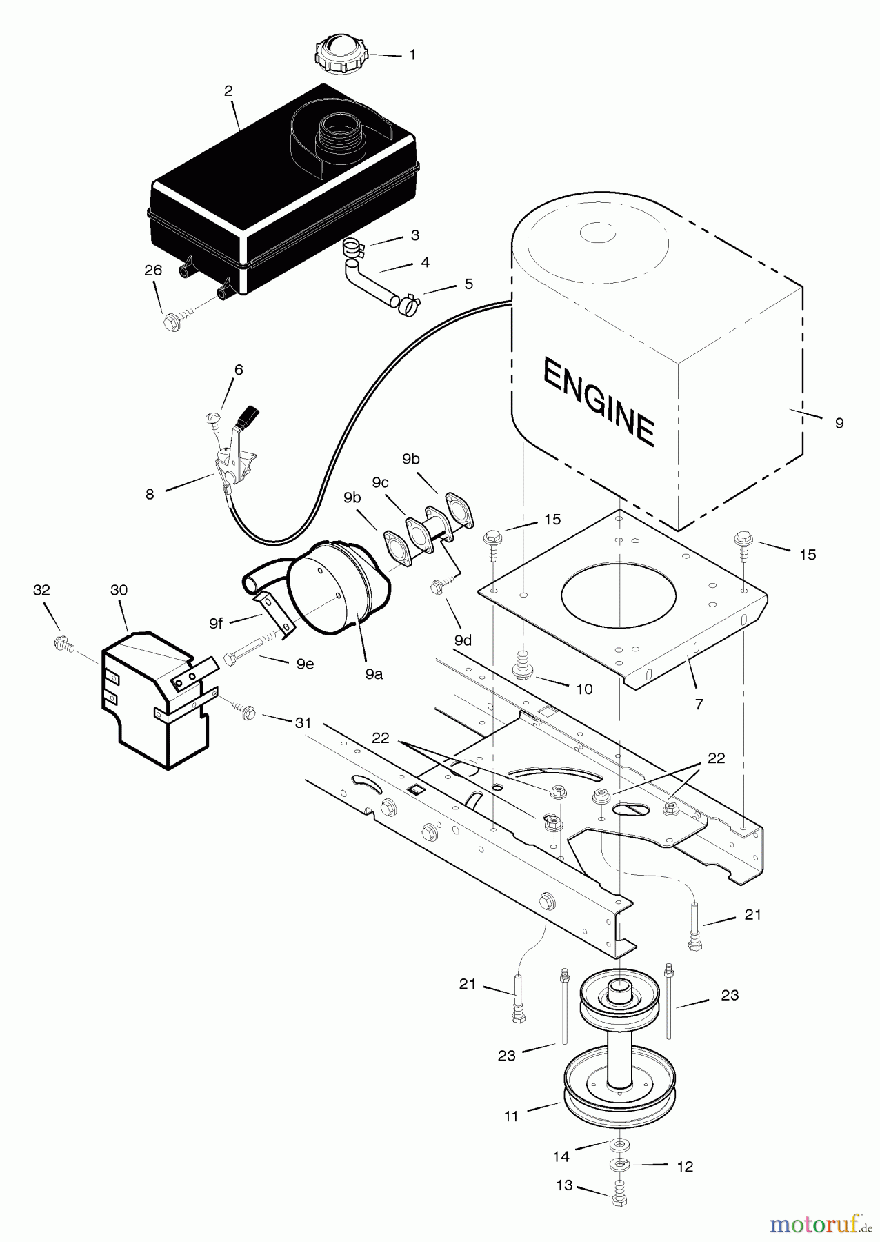 Murray Rasen- und Gartentraktoren 425016x48A - B&S/Murray 42
