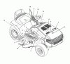 Murray 425018x00A - 42" Lawn Tractor (2007) Ersatzteile Decals