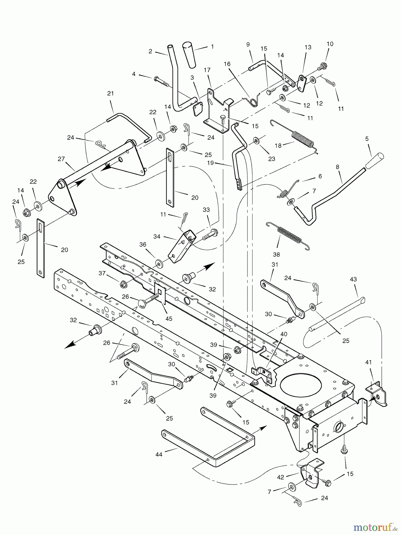  Murray Rasen- und Gartentraktoren 425018x00A - Murray 42