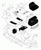 Murray 42504x71A - B&S/ 42" Lawn Tractor (1998) (Quality Stores) Ersatzteile Chassis & Hood