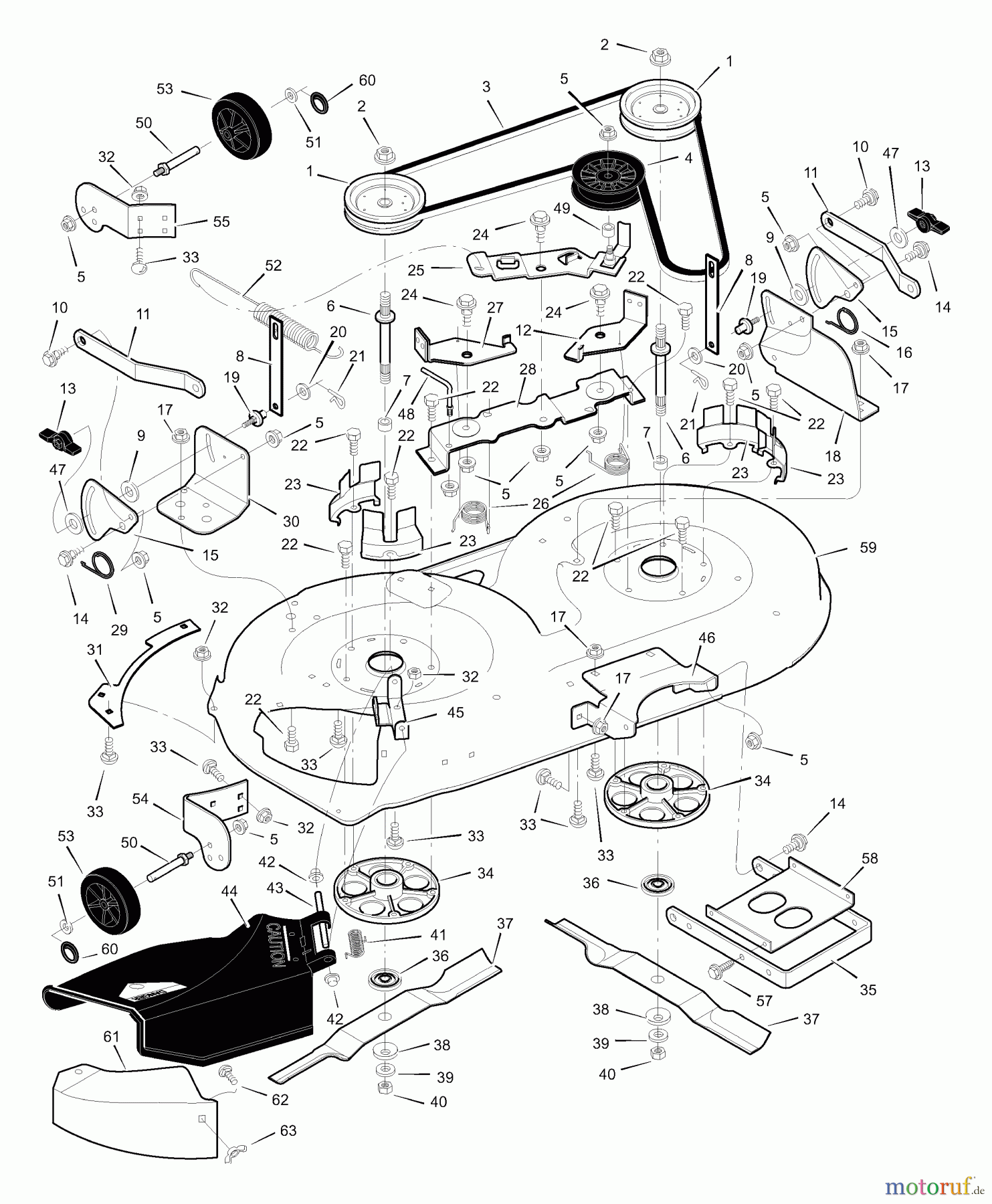  Murray Rasen- und Gartentraktoren 42504x71B - B&S/Murray 42