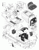 Murray 42515x92B - B&S/ 42" Lawn Tractor (2001) (Walmart) Ersatzteile Chassis & Hood