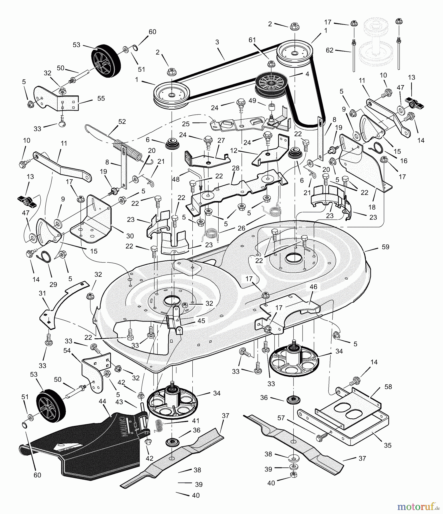 Murray Rasen- und Gartentraktoren 425303x92B - B&S/Murray 42