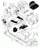 Murray 42533x30A - 42" Lawn Tractor (1997) Ersatzteile Chassis & Hood