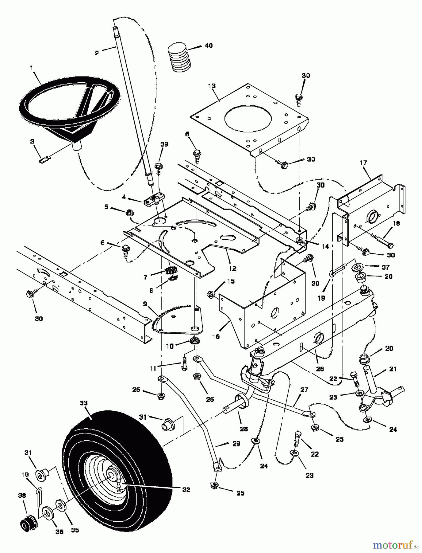 Murray Rasen- und Gartentraktoren 42534x25A - B&S/Murray 42