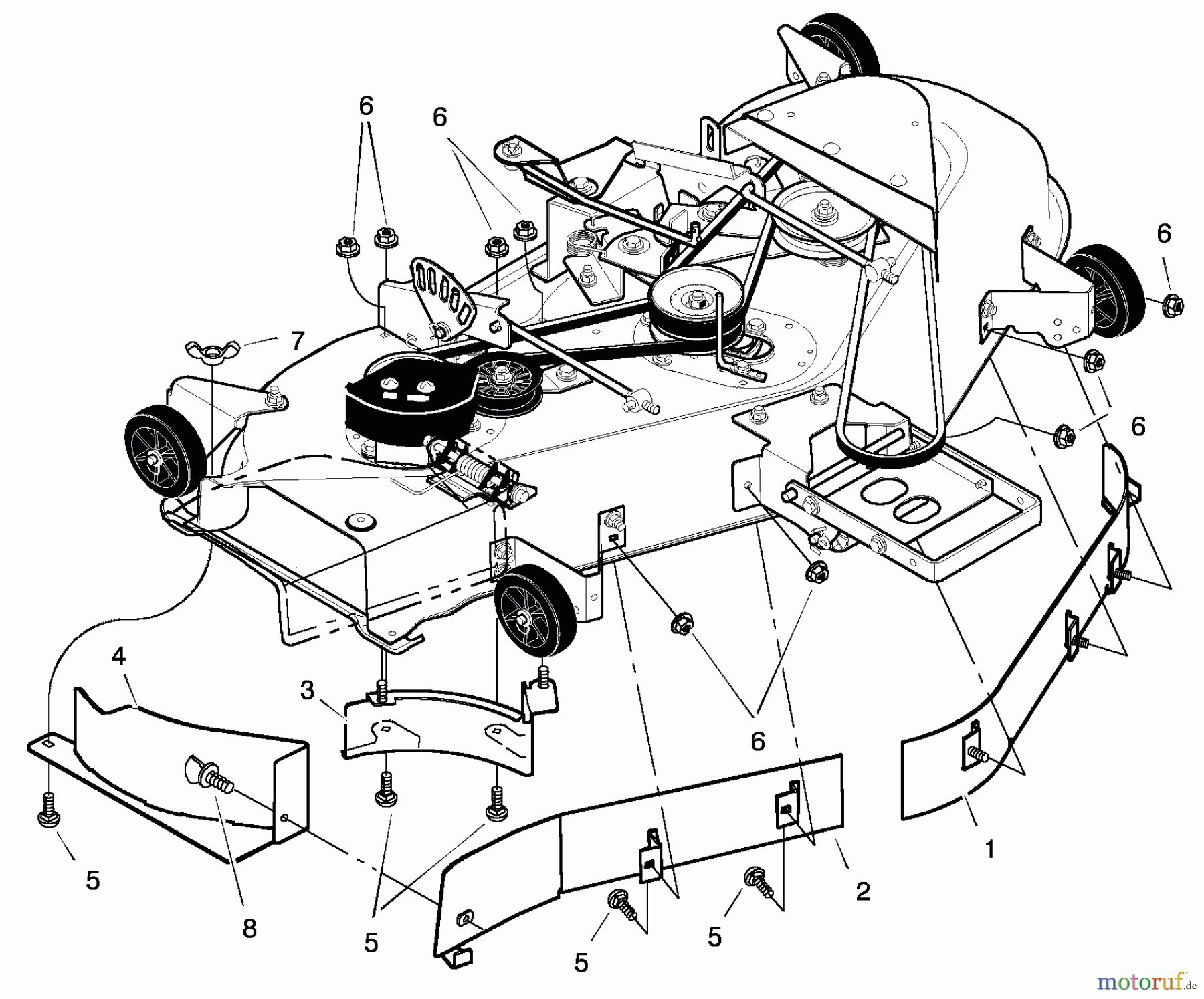 Murray Rasenmäherzubehör 24768A - Murray Accessory Kit (1998) Baffle Assembly