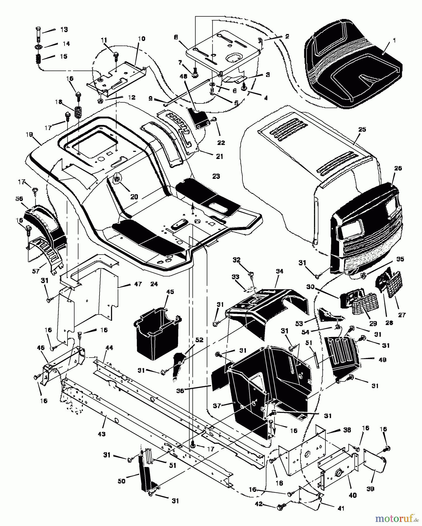 Murray Rasen- und Gartentraktoren 42539x92A - B&S/Murray 42