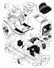 Murray 42539x92A - B&S/ 42" Lawn Tractor (1997) (Walmart) Ersatzteile Chassis & Hood
