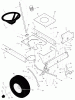 Murray 42541B - 42" Lawn Tractor (1998) Ersatzteile Steering
