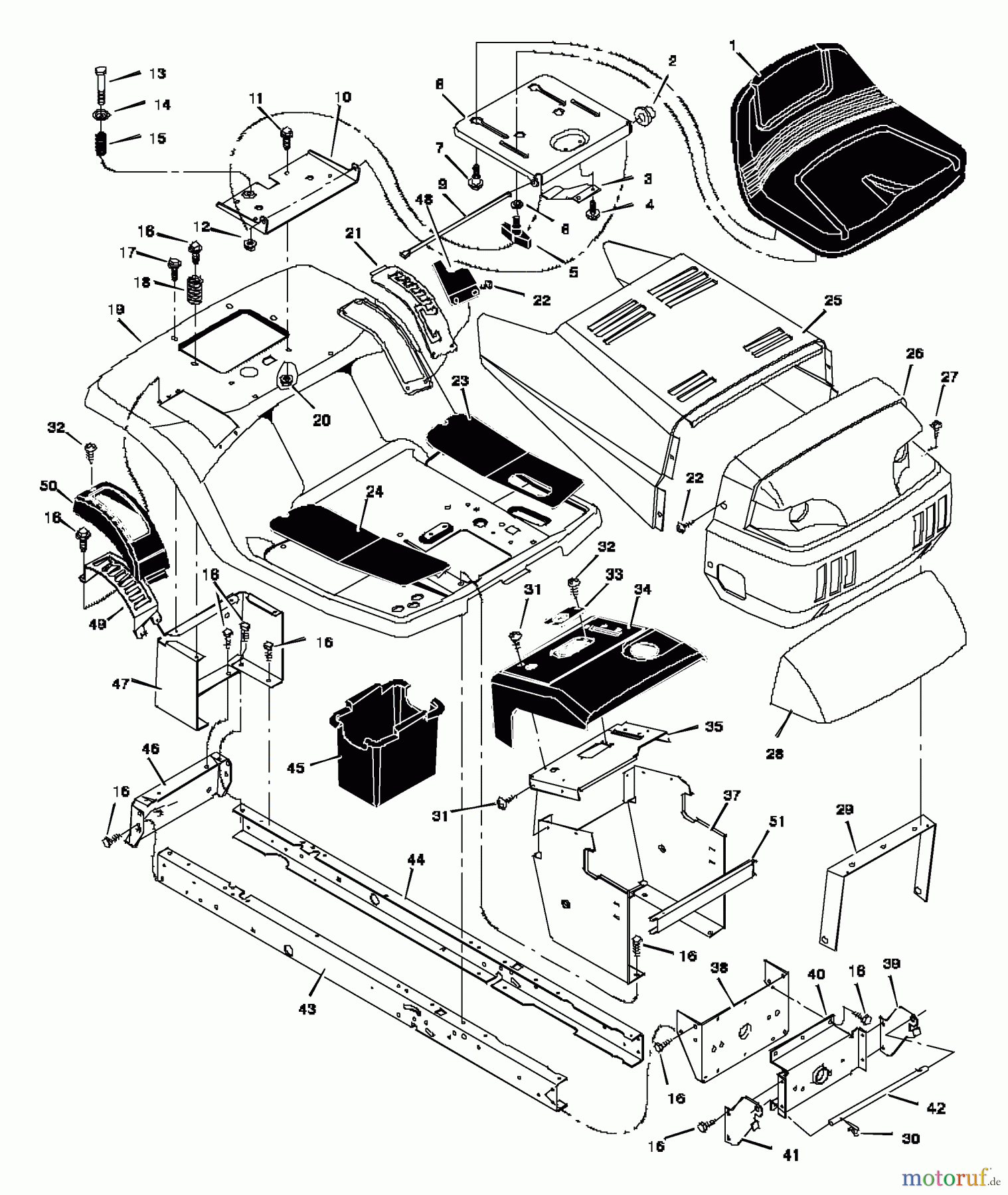  Murray Rasen- und Gartentraktoren 42543x6A - Murray Ultra 42