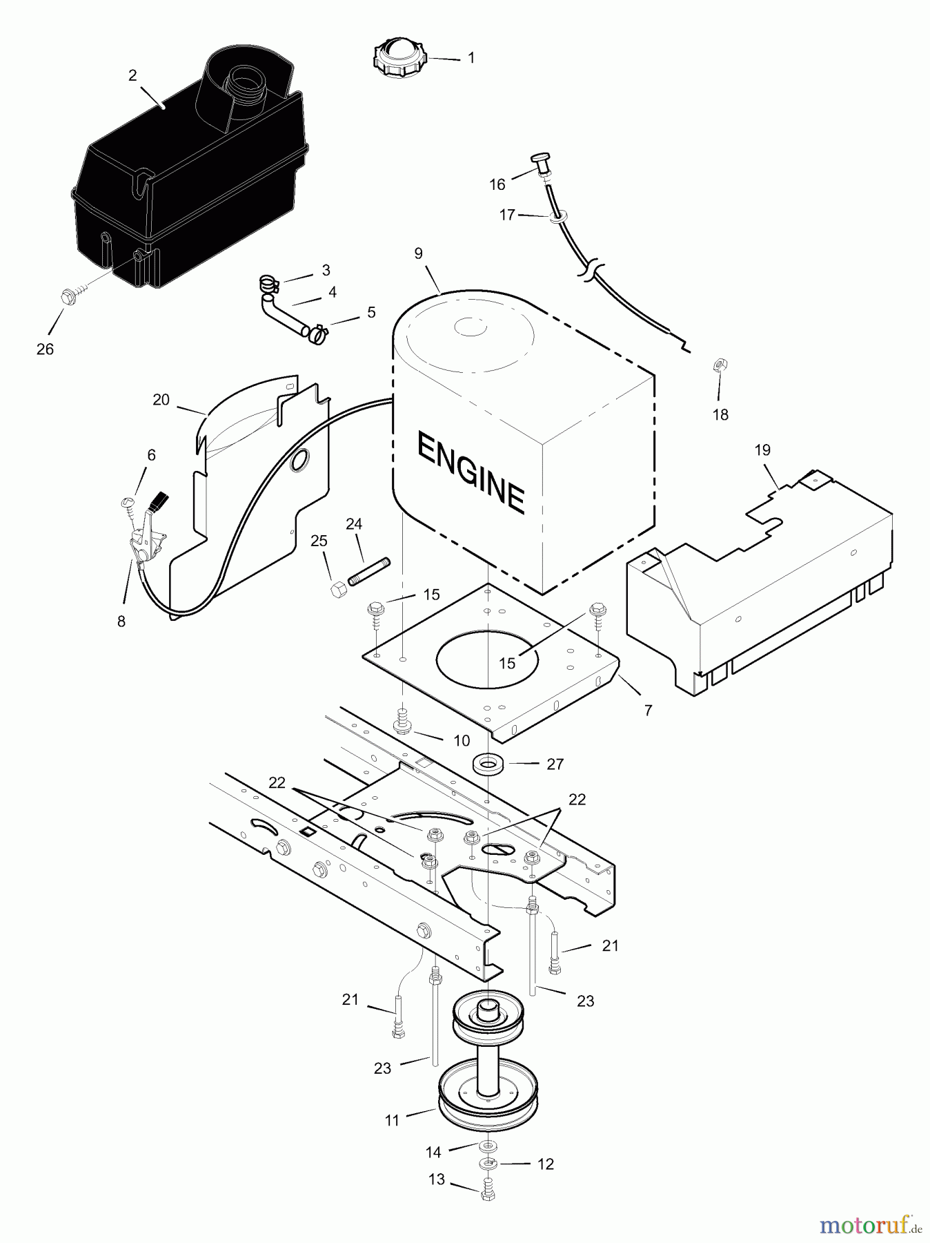 Murray Rasen- und Gartentraktoren 42544x8E - Scotts 42