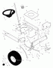 Murray 42544x99A - B&S/ 42" Lawn Tractor (1999) (AAFES) Ersatzteile Steering
