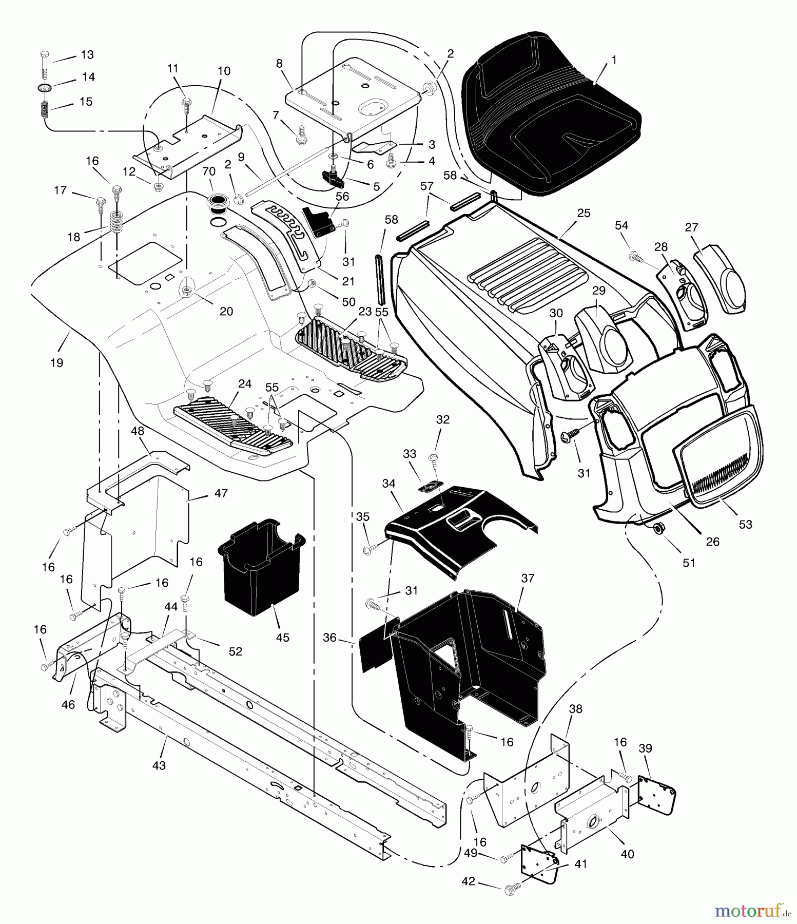  Murray Rasen- und Gartentraktoren 425603x99A - B&S/Murray 42
