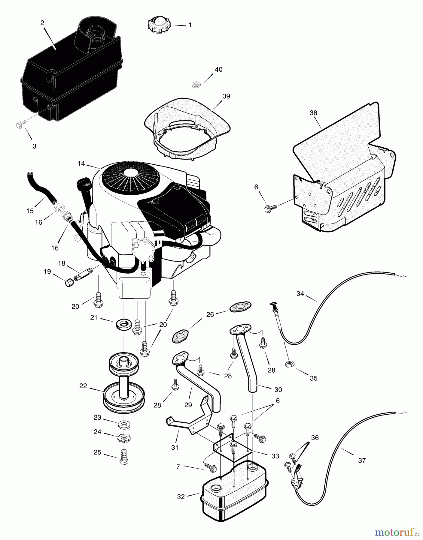 Murray Rasen- und Gartentraktoren 425604x99A - B&S/Murray 42