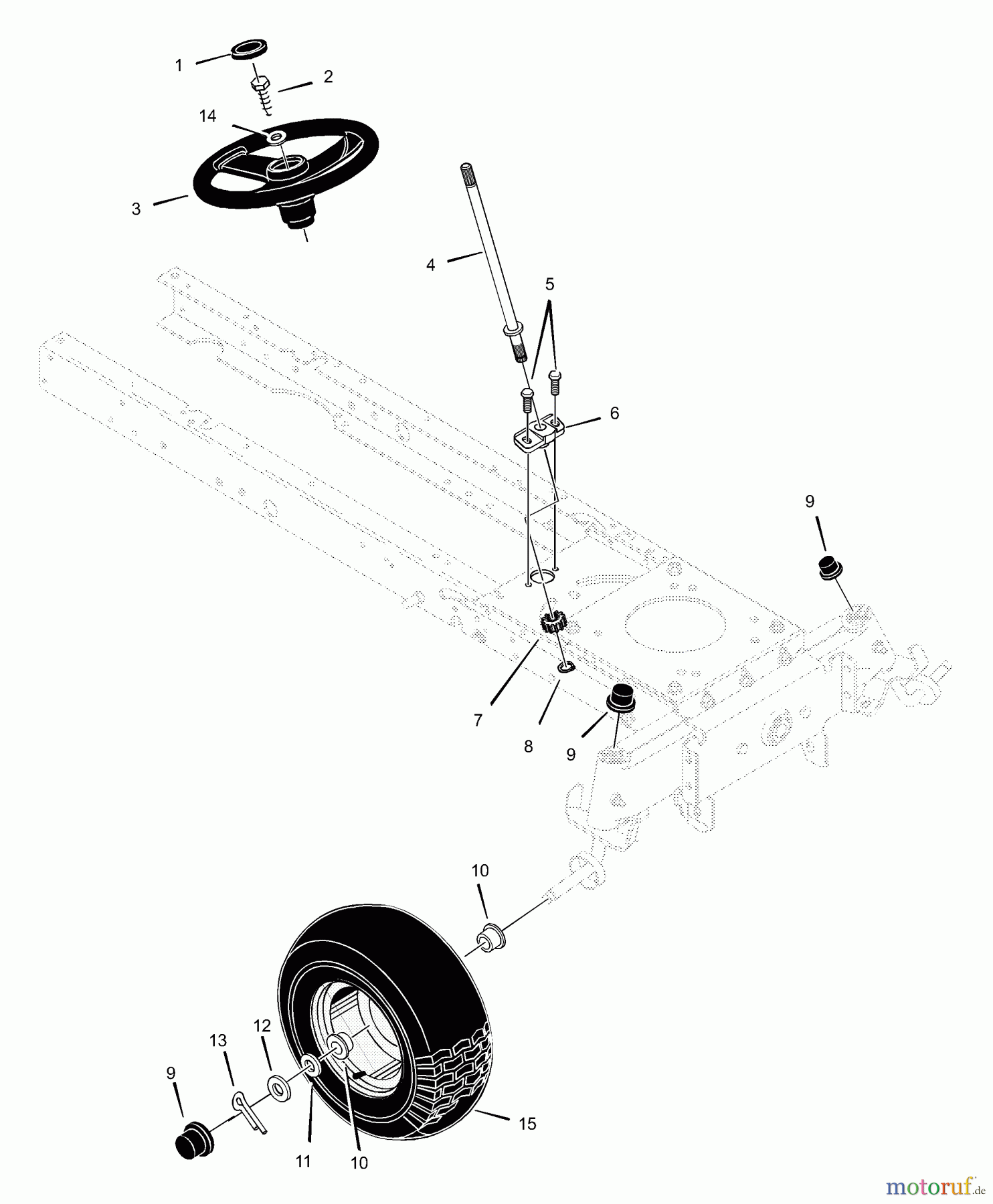 Murray Rasen- und Gartentraktoren 425605x683A - Stanley 42