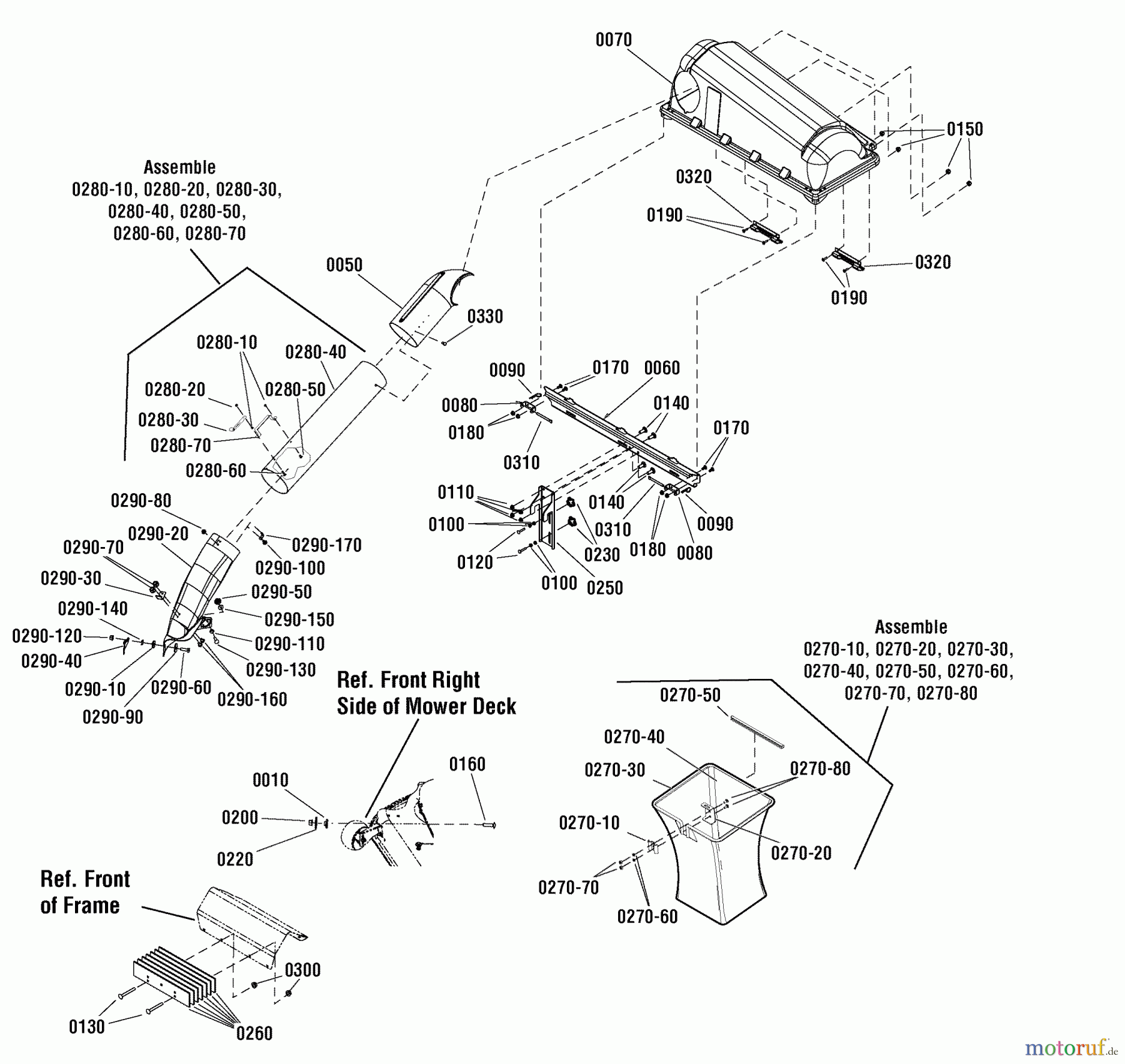 Murray Zubehör 107.99021 (7600124) - Craftsman Triple Bagger (Sears) Triple Bagger