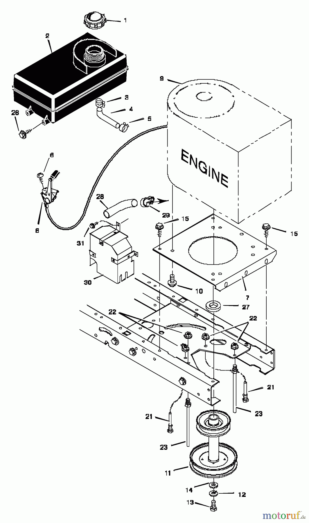 Murray Rasen- und Gartentraktoren 42560x83A - B&S/Murray 42