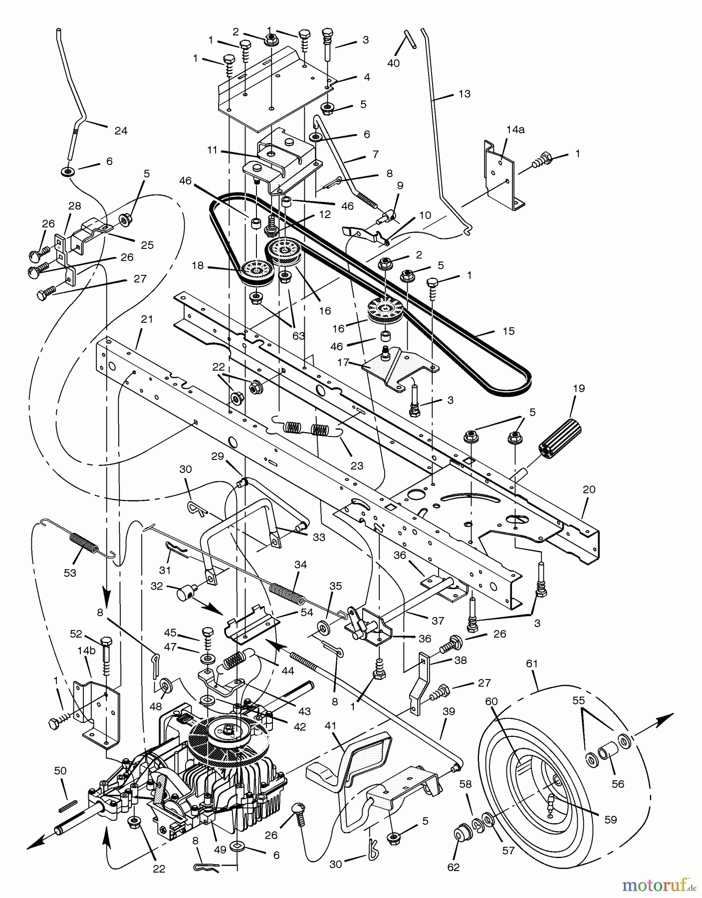 Murray Rasen- und Gartentraktoren 425610x99A - B&S/Murray 42