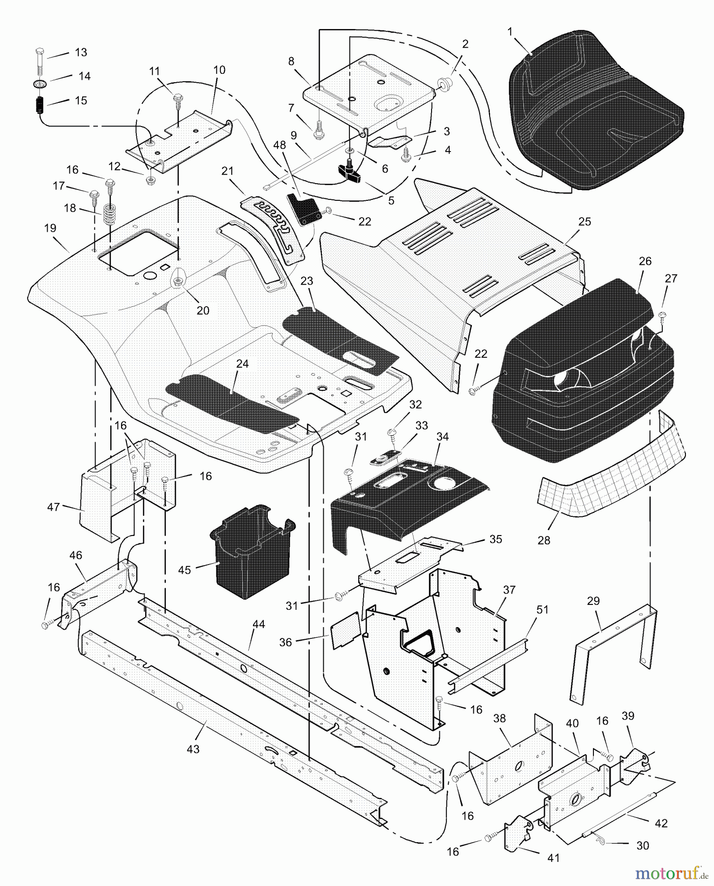  Murray Rasen- und Gartentraktoren 425610x99B - B&S/Murray 42