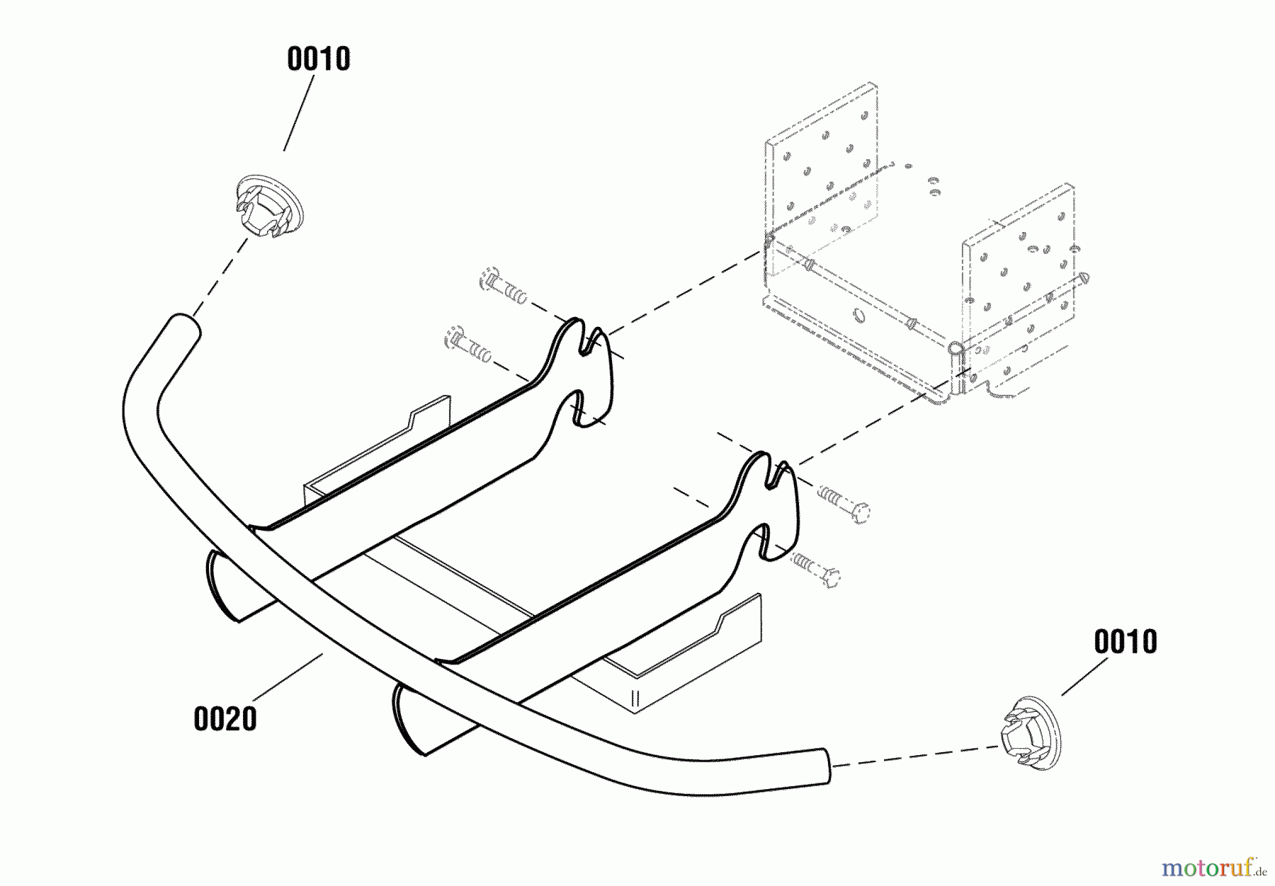 Murray Rasenmäherzubehör 7600088 - Murray Front Bumper Front Bumper