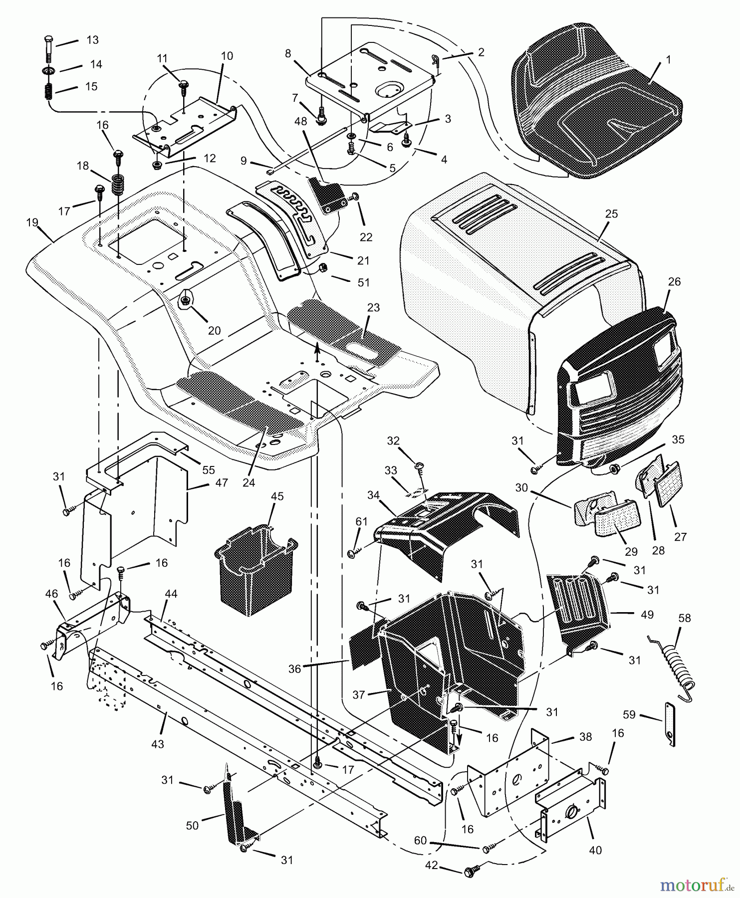  Murray Rasen- und Gartentraktoren 425611x99C - B&S/Murray 42