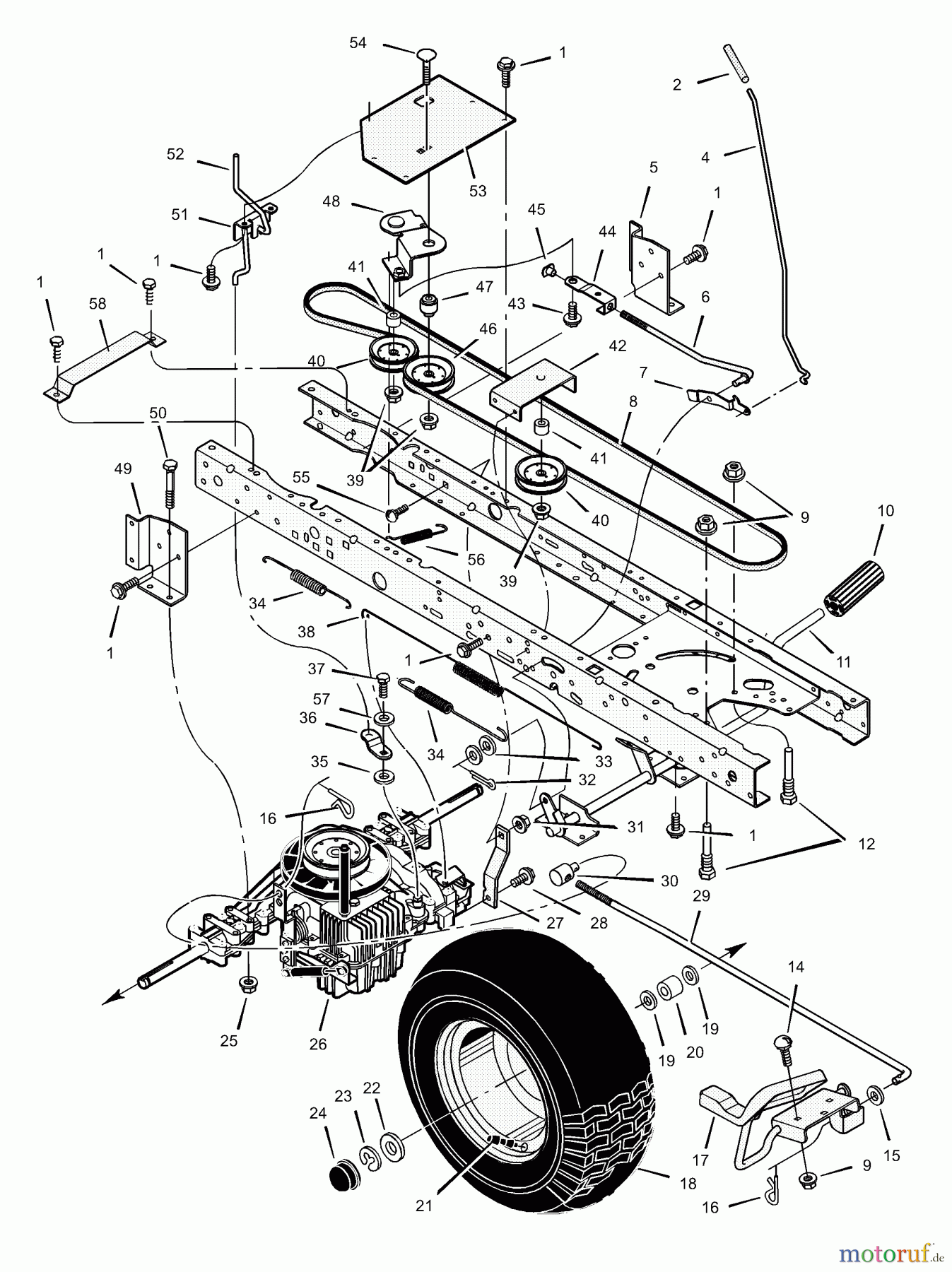  Murray Rasen- und Gartentraktoren 425611x99C - B&S/Murray 42