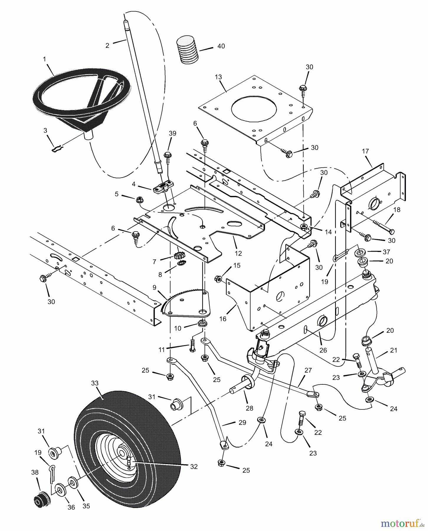 Murray Rasen- und Gartentraktoren 425611x99C - B&S/Murray 42