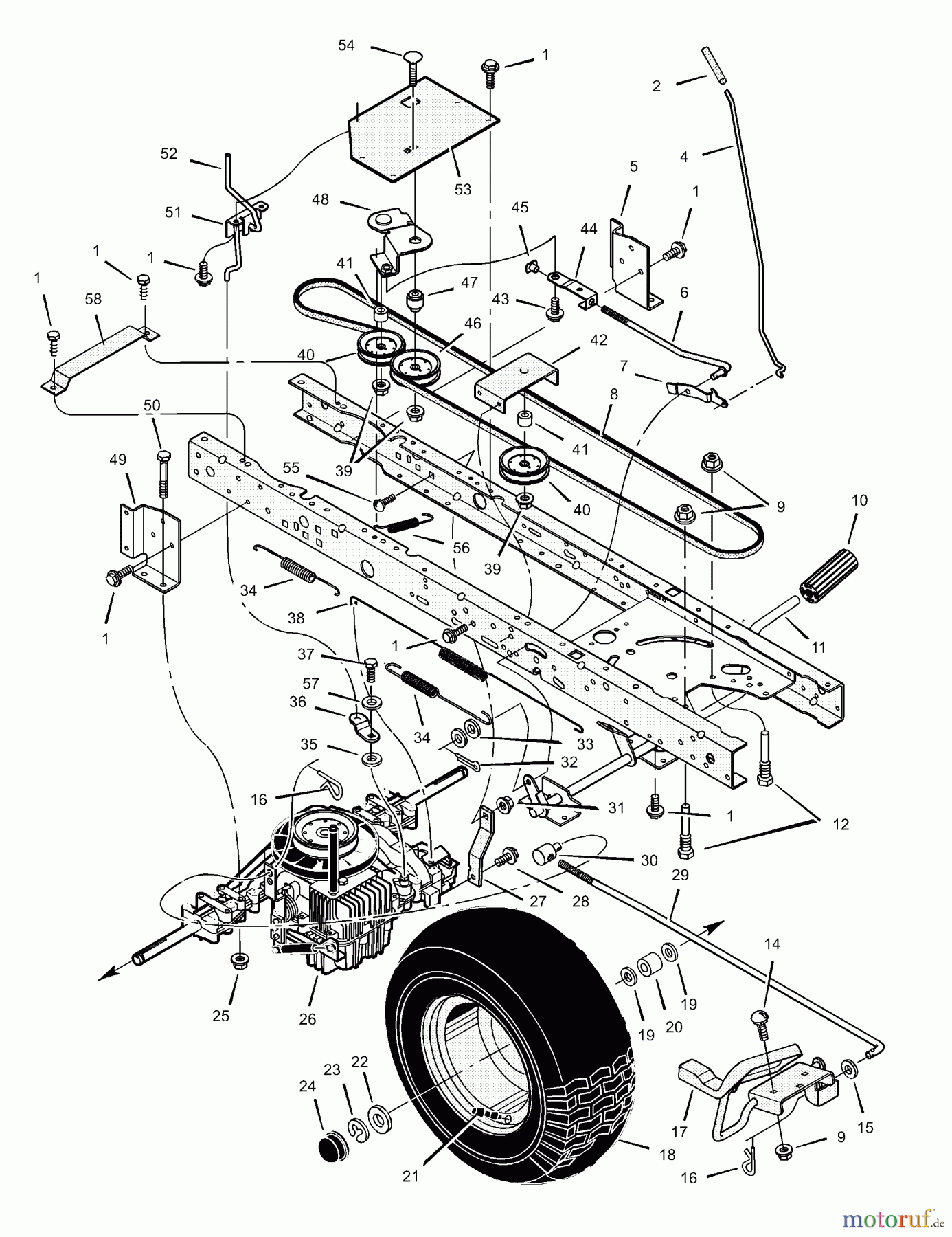 Murray Rasen- und Gartentraktoren 425612x99A - B&S/Murray 42