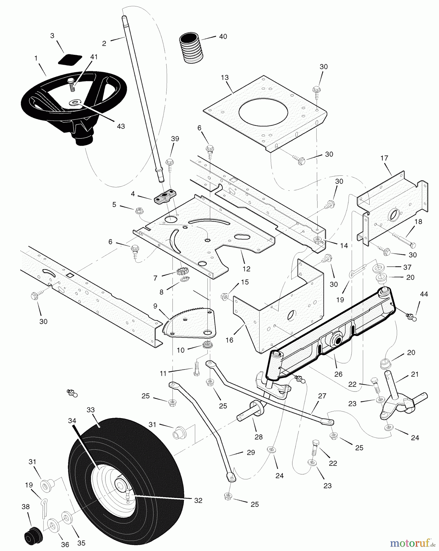  Murray Rasen- und Gartentraktoren 425618x48B - B&S/Murray 42