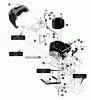 Murray 42561x8A - Scotts 42" Lawn Tractor (1997) (Home Depot) Ersatzteile Engine & Control Assembly