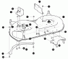 Murray 42561x8B - Scotts 42" Lawn Tractor (1997) (Home Depot) Ersatzteile Pre-painted Blade Housing Assembly