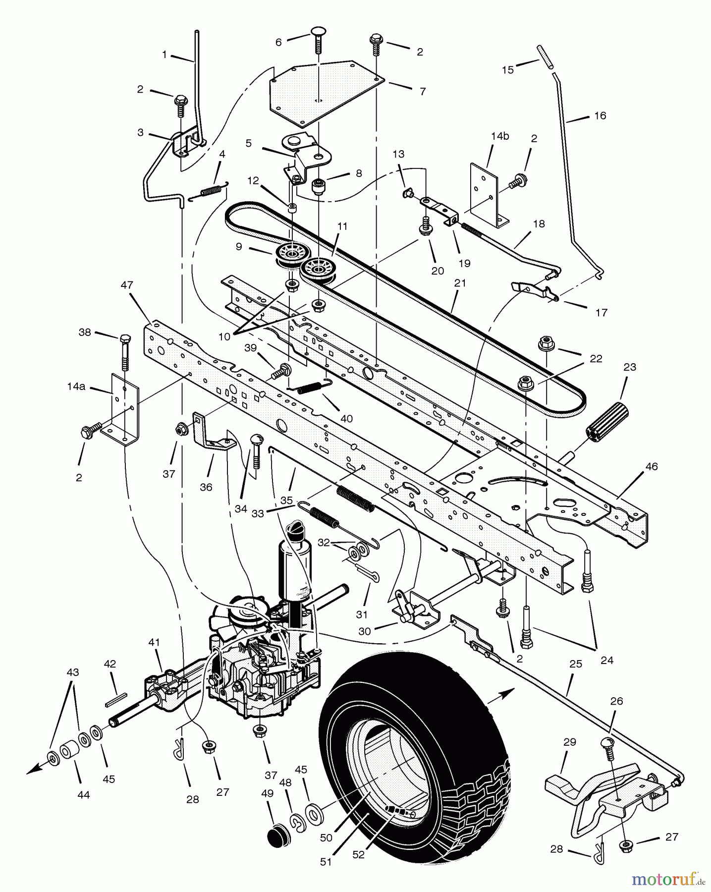  Murray Rasen- und Gartentraktoren 42571x8C - Scotts 42