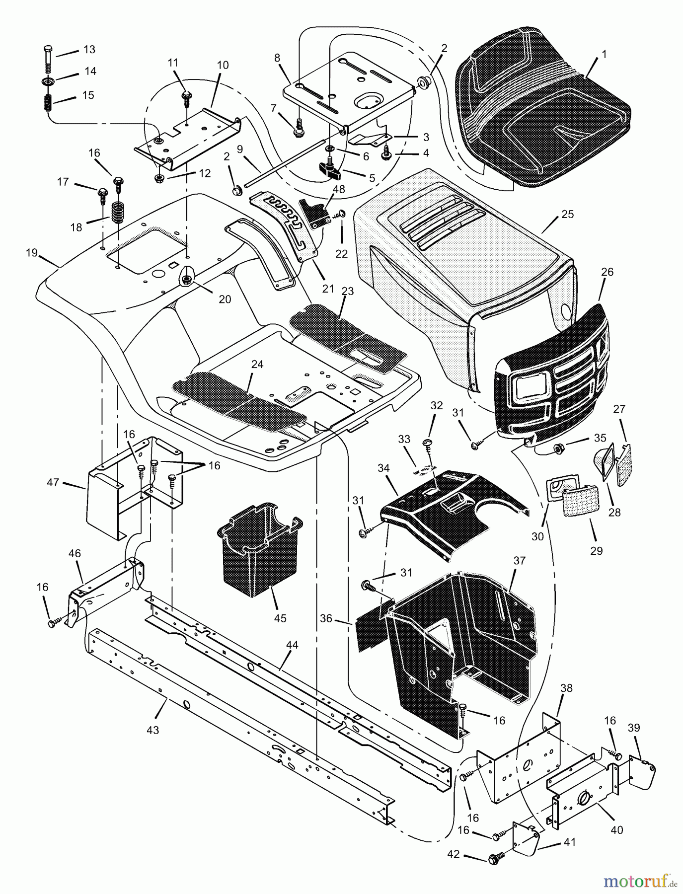 Murray Rasen- und Gartentraktoren 42576x92B - B&S/Murray 42
