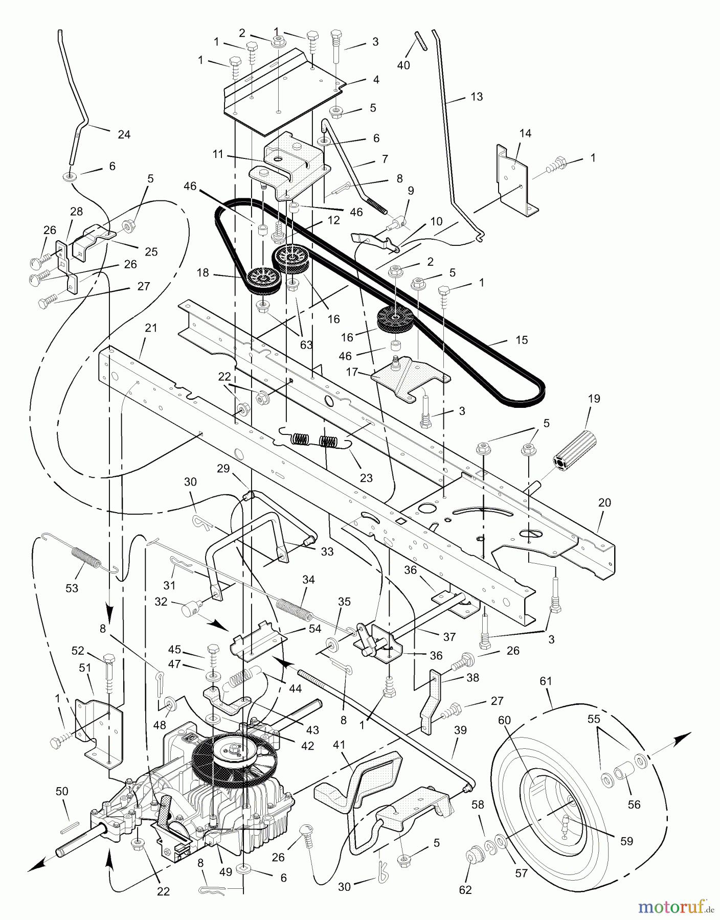 Murray Rasen- und Gartentraktoren 42576x92C - B&S/Murray 42