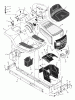 Murray 42576x92D - B&S/ 42" Lawn Tractor (2001) (Walmart) Ersatzteile Chassis & Hood